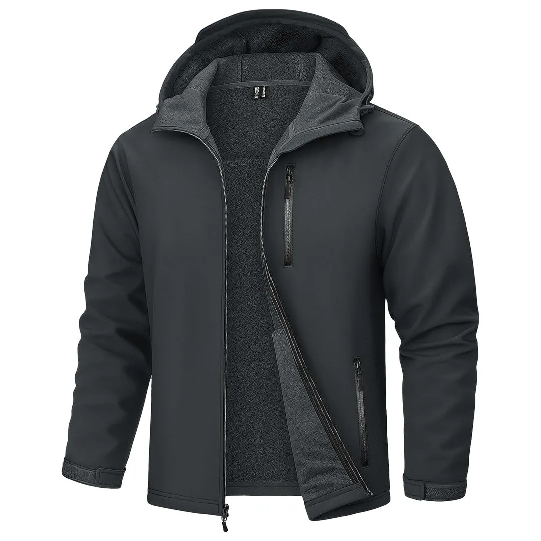 Waterproof Fleece Lined Softshell Outdoor Jacket sold by Tacvasen product image thumbnail 5
