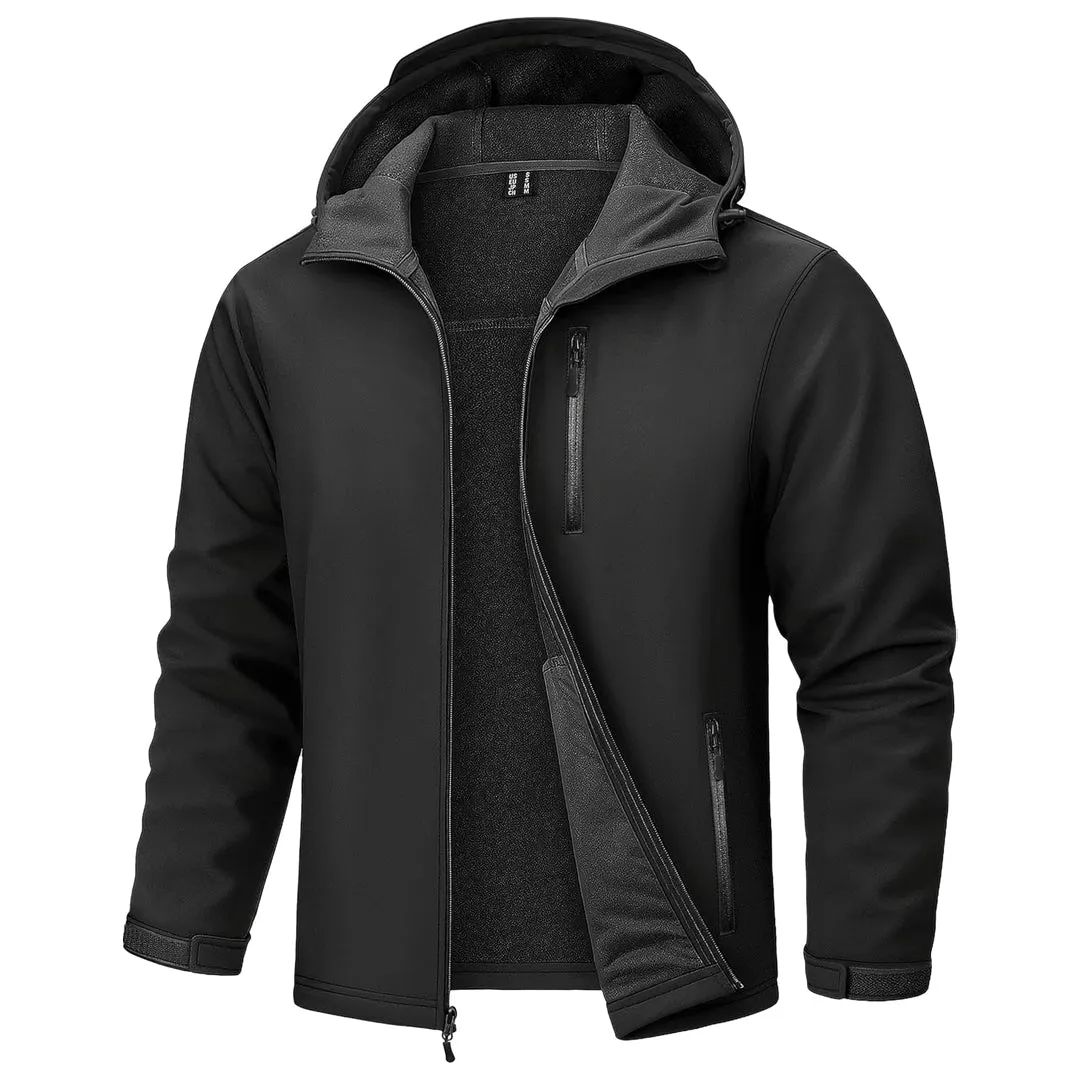 Waterproof Fleece Lined Softshell Outdoor Jacket sold by Tacvasen
