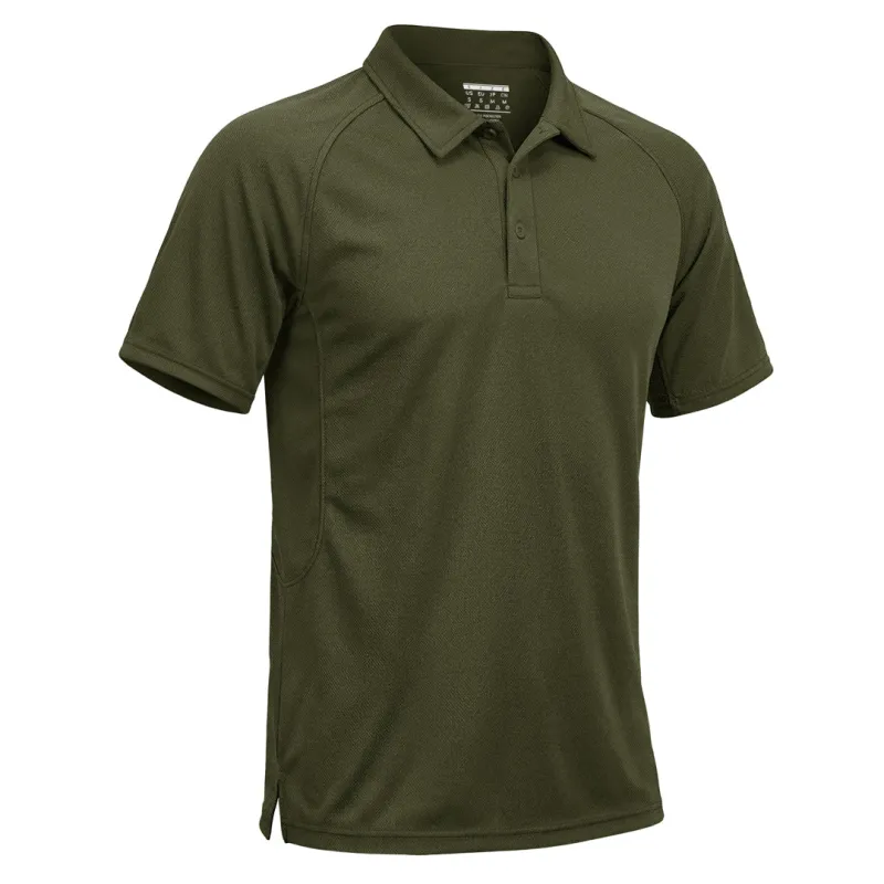 UPF 50+ Performance Tactical Polo Shirt made by Tacvasen