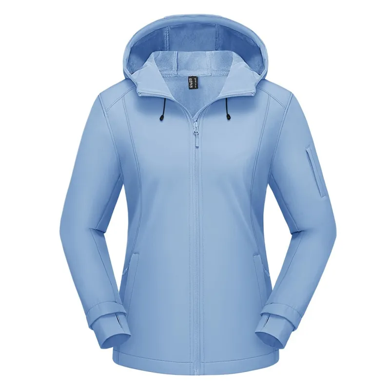 Women's Waterproof Softshell Hiking Hooded Jacket sold by Tacvasen