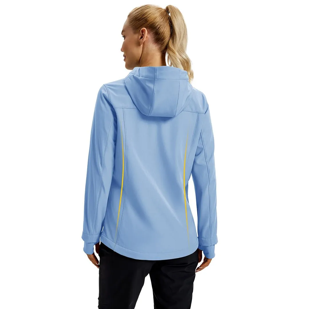 Women's Waterproof Softshell Hiking Hooded Jacket sold by Tacvasen product image thumbnail 3