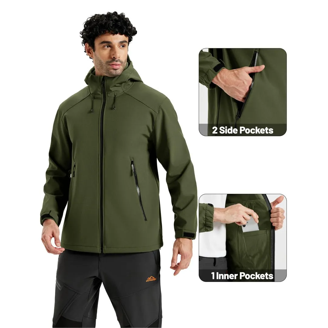 Men's Lightweight Softshell Outdoor Tactical Jacket sold by Tacvasen product image thumbnail 3