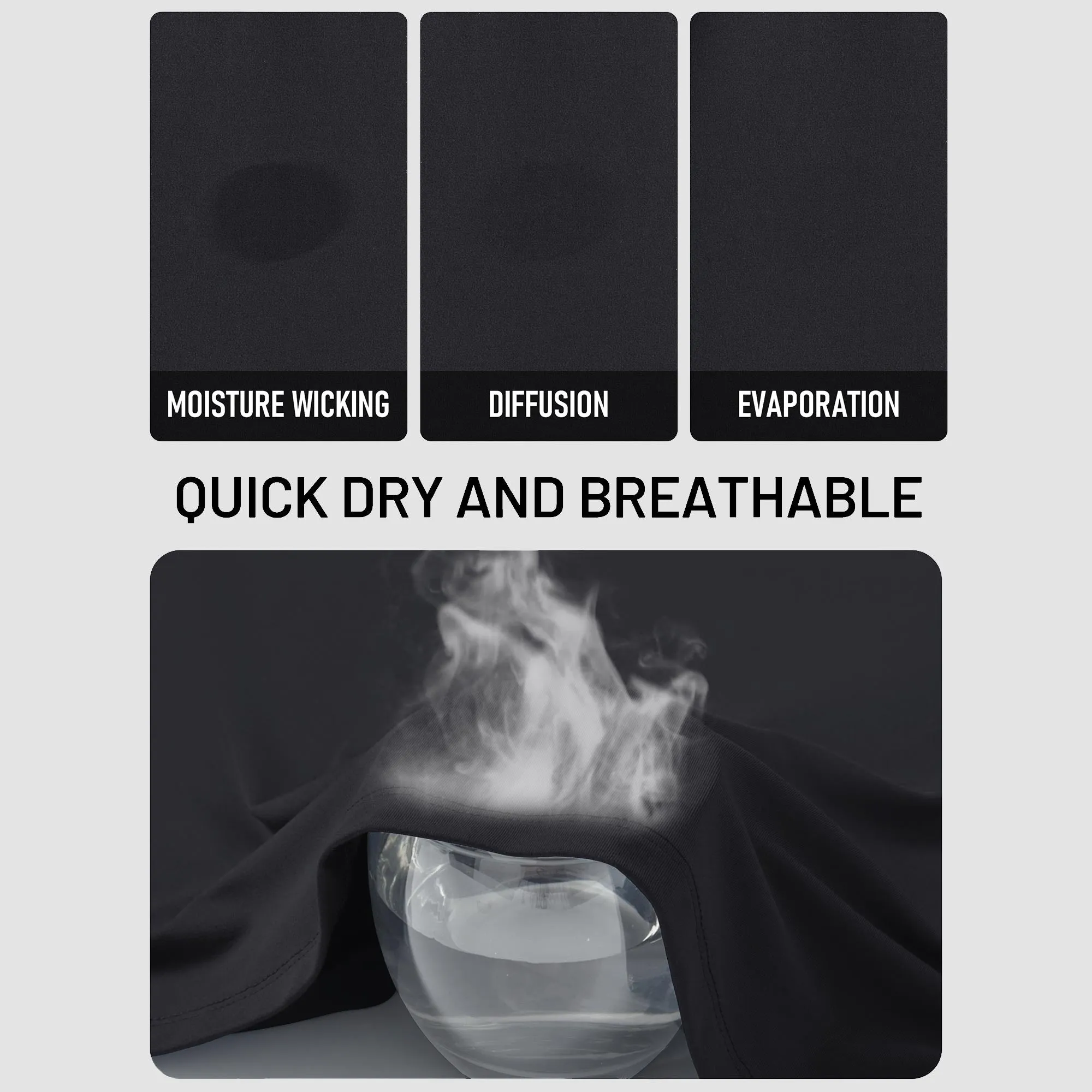 UPF 50+ Lightweight Quick Dry Outdoor Tee sold by Tacvasen product image thumbnail 4