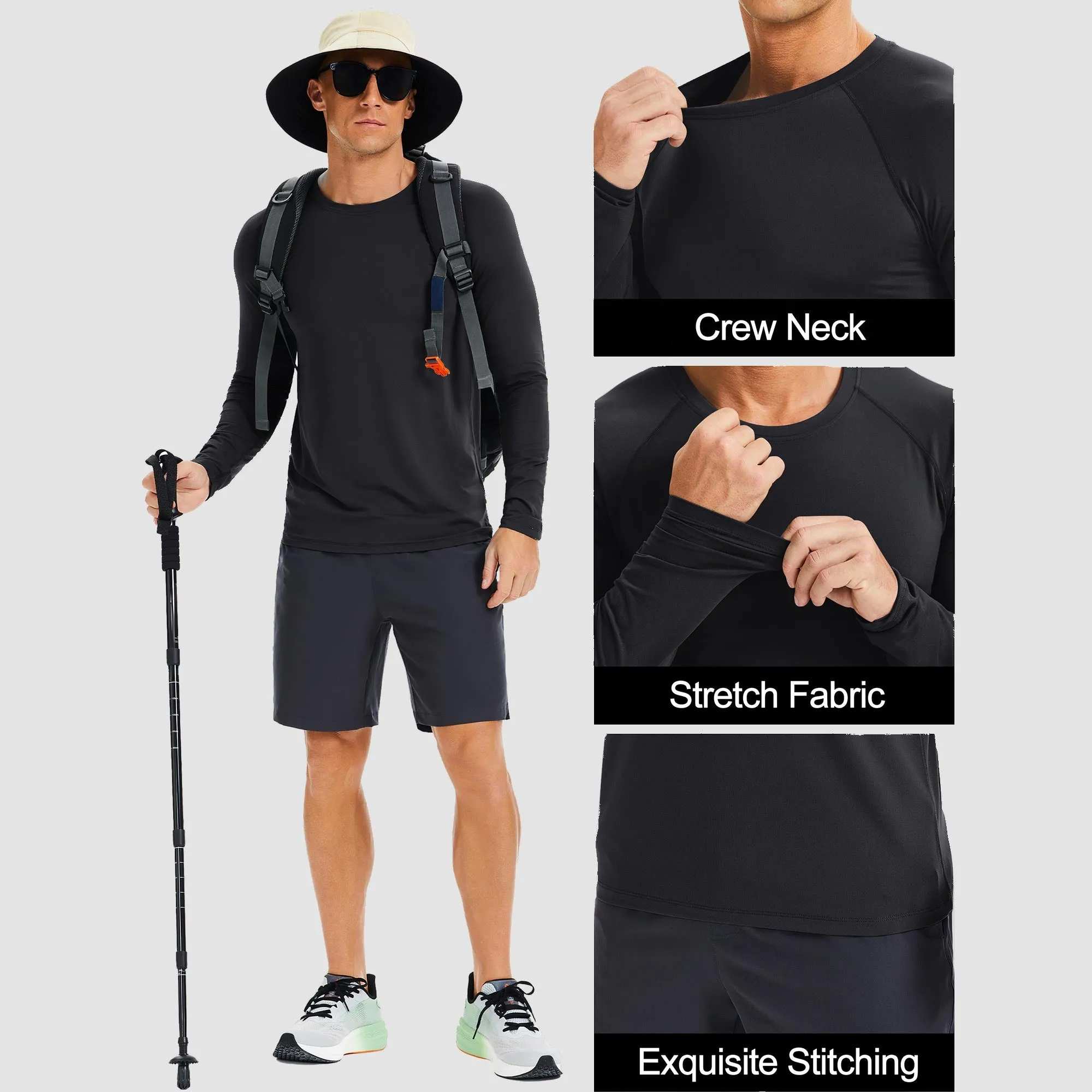 UPF 50+ Lightweight Quick Dry Outdoor Tee sold by Tacvasen product image thumbnail 3