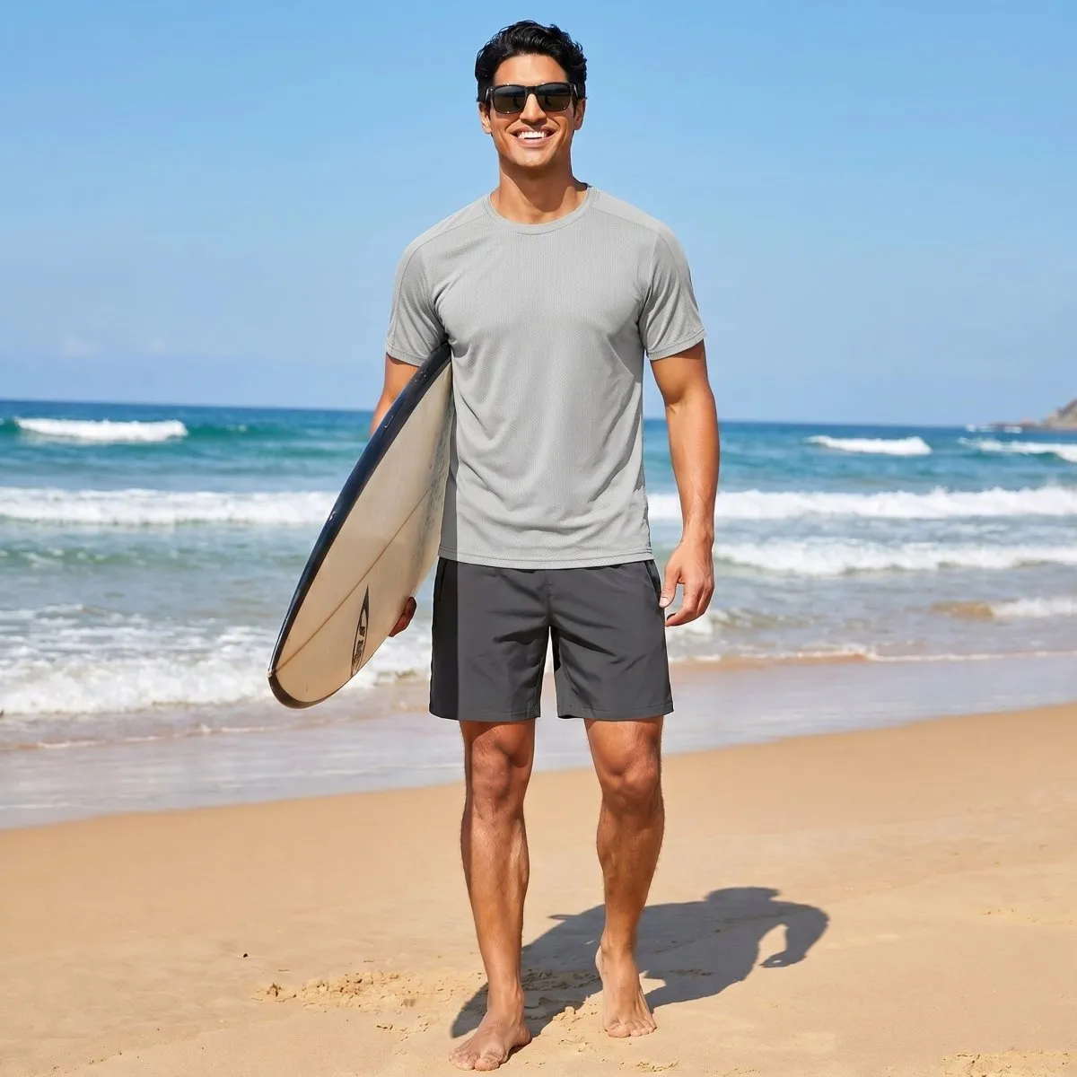 Athletic Performance Tee with Tailored Fit Sleeves sold by Tacvasen product image thumbnail 4