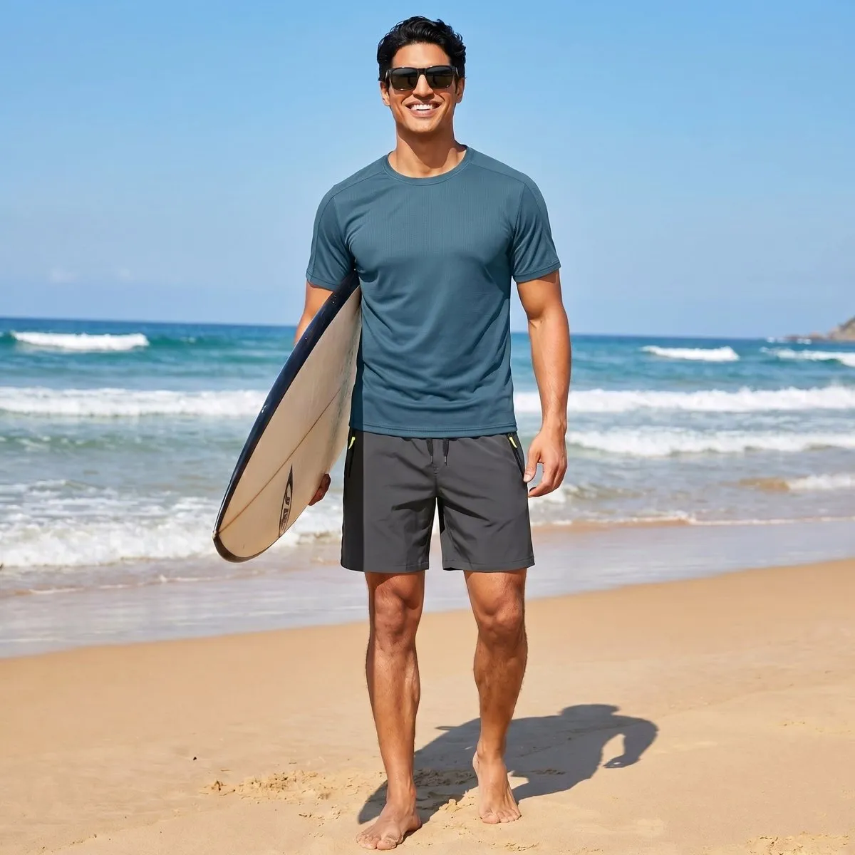 Athletic Performance Tee with Tailored Fit Sleeves sold by Tacvasen product image thumbnail 2