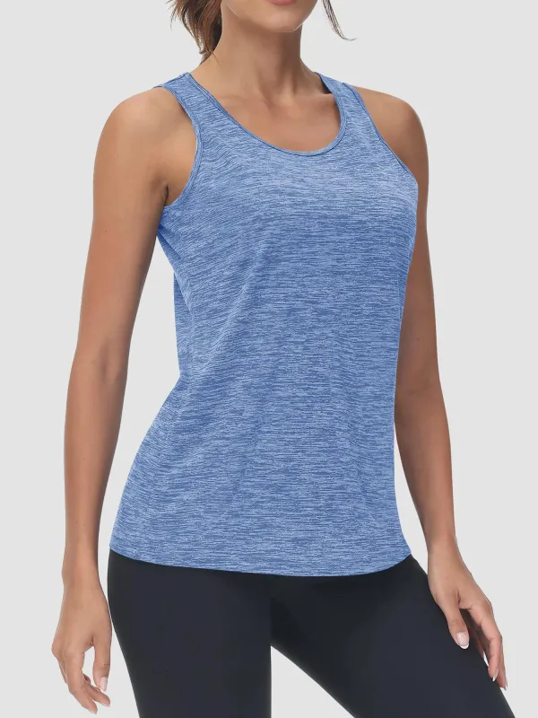 Women's Quick Dry Athletic Tank Tops for Workout Yoga Running made by Tacvasen
