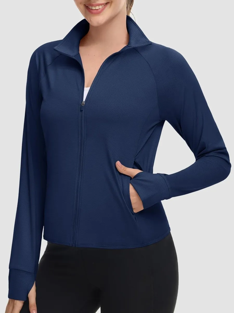 Women's UPF 50+ Lightweight Zip Up Jackets sold by Tacvasen product image thumbnail 5