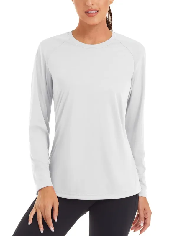 Women's UPF 50+ Sun Protection Quick Dry Long Sleeve Shirt made by Tacvasen