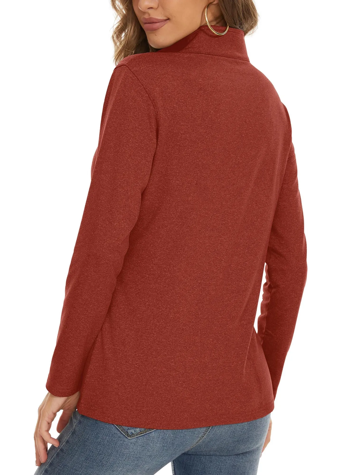 Women's Golf Pullover 1/4 Zip Fleece Sweatshirt sold by Tacvasen product image thumbnail 2