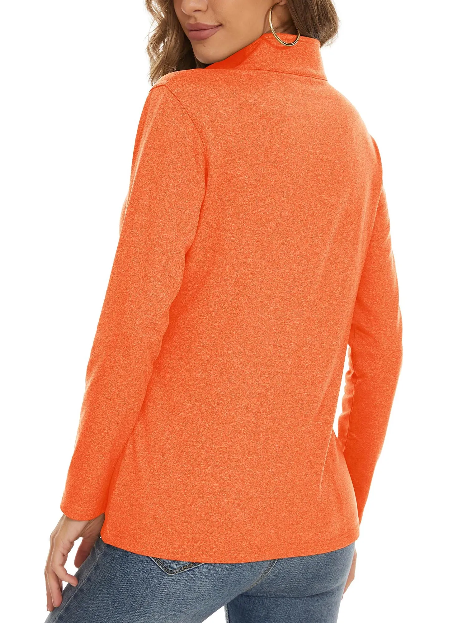 Women's Golf Pullover 1/4 Zip Fleece Sweatshirt sold by Tacvasen product image thumbnail 4