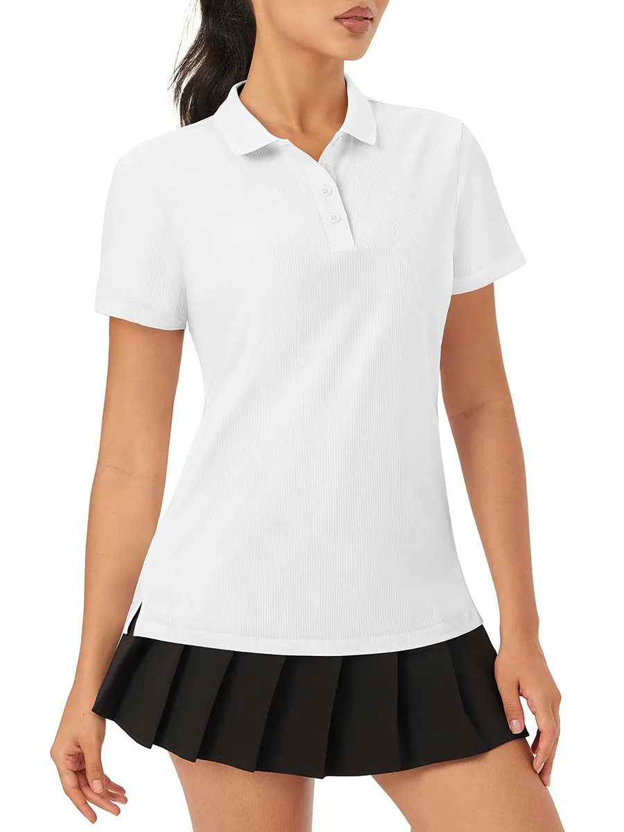 Women's Polo Sun Protection UV SPF Outdoor Short Sleeve sold by Tacvasen product image thumbnail 3