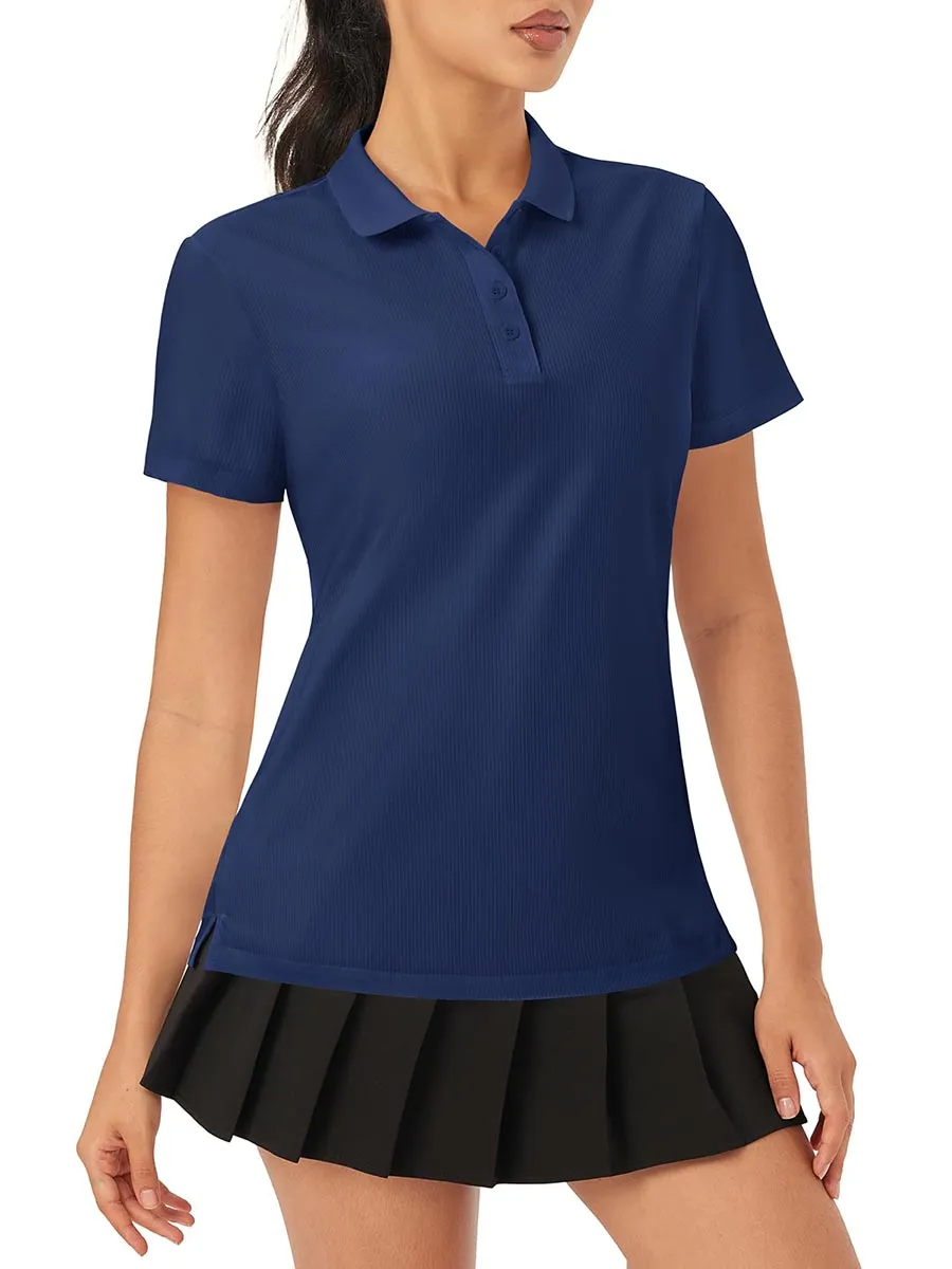 Women's Polo Sun Protection UV SPF Outdoor Short Sleeve sold by Tacvasen product image thumbnail 5