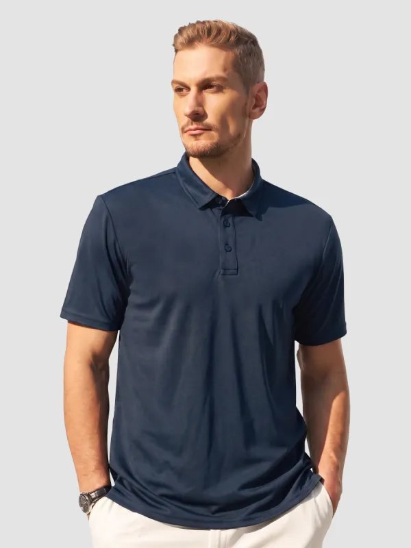 Men's Summer Golf Polo Breathable Functional Shirt made by Tacvasen