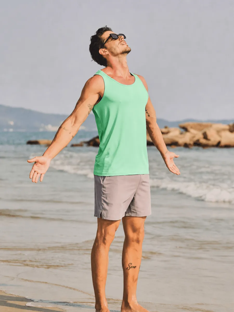 Men's UPF 80+ Moisture Wicking Sports Vests sold by Tacvasen product image thumbnail 4