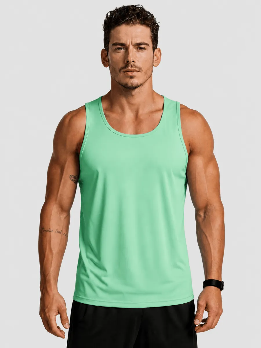Men's UPF 80+ Moisture Wicking Sports Vests sold by Tacvasen