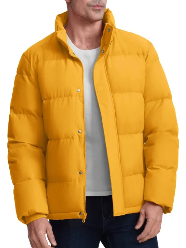 Men's Puffer Jacket Water Resistant Windproof Down Jackets made by Tacvasen