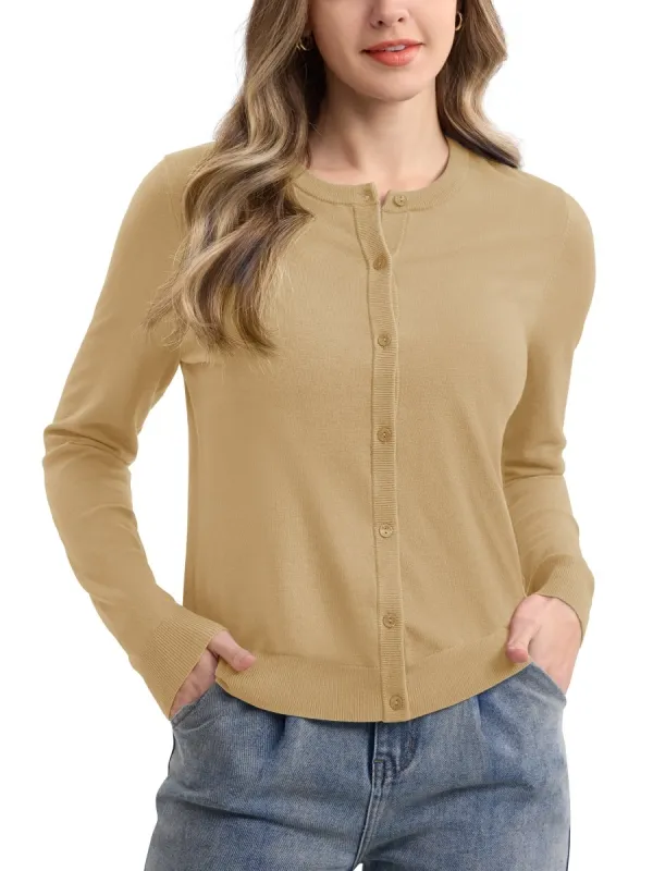 Women's Lightweight Cardigan Sweaters made by Tacvasen