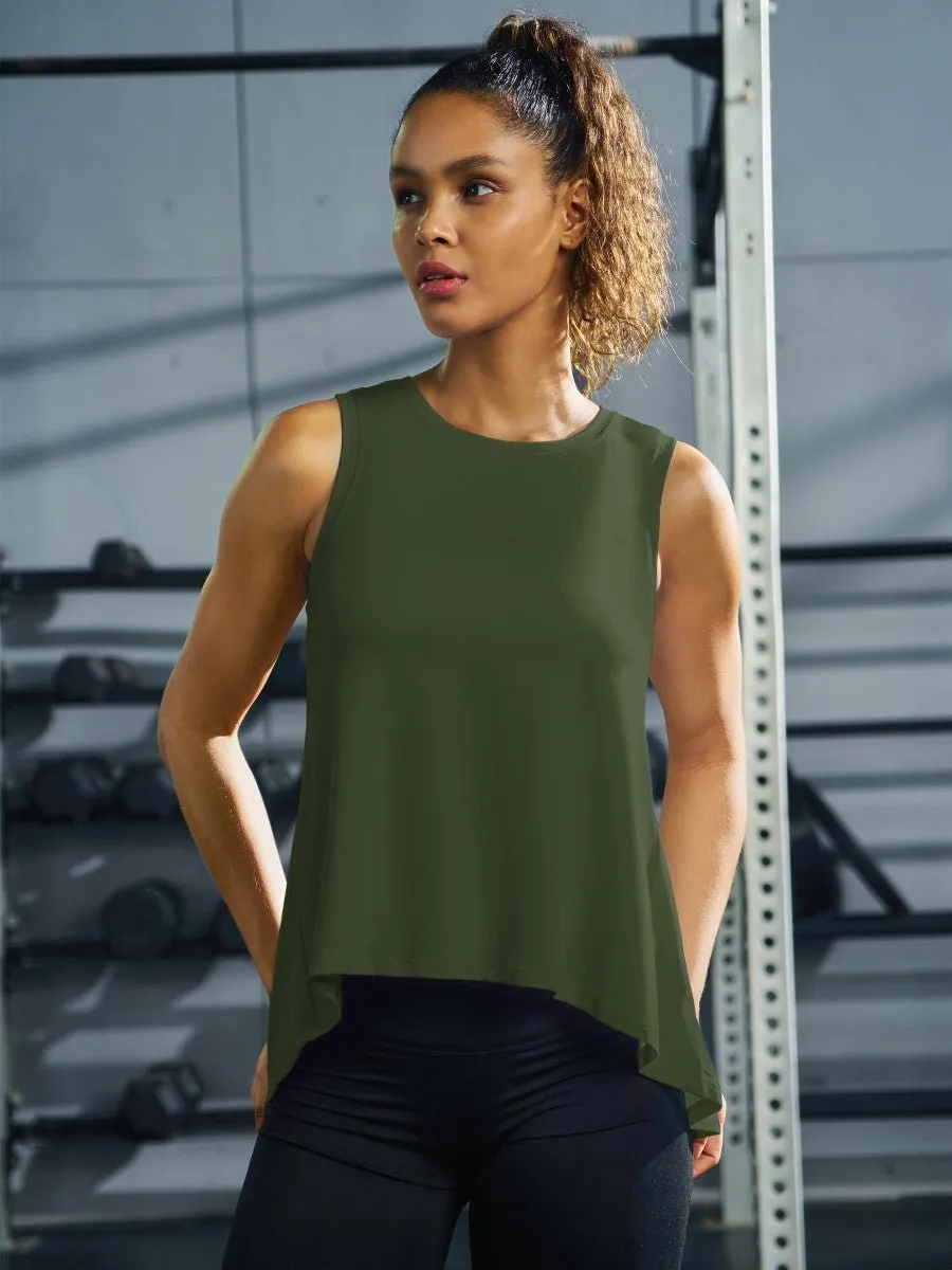 Women's Loose Fit Workout Tank Tops sold by Tacvasen product image thumbnail 3