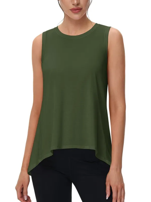 Women's Loose Fit Workout Tank Tops made by Tacvasen