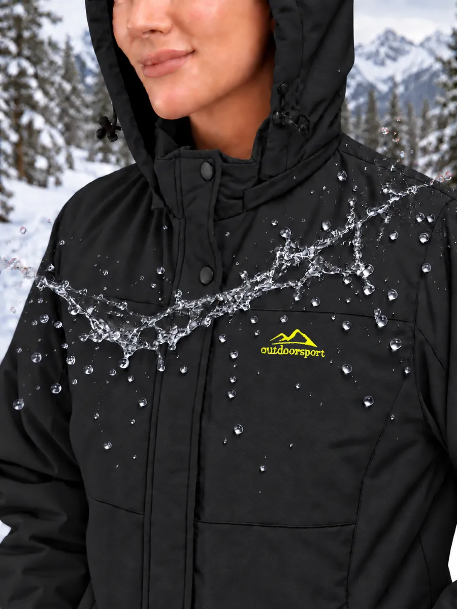 Women's Waterproof Ski Snow Warm Fleece Lined Jacket sold by Tacvasen product image thumbnail 5
