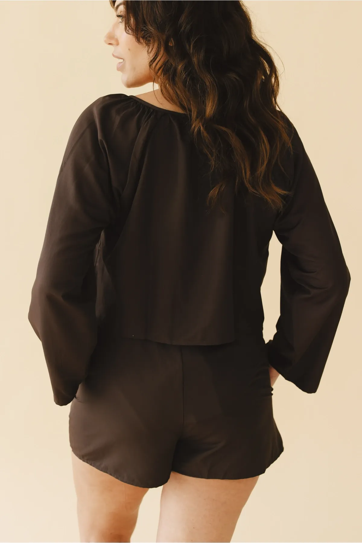 Georgie Front-Tie Top in Brown sold by Tied Sunwear product image thumbnail 5