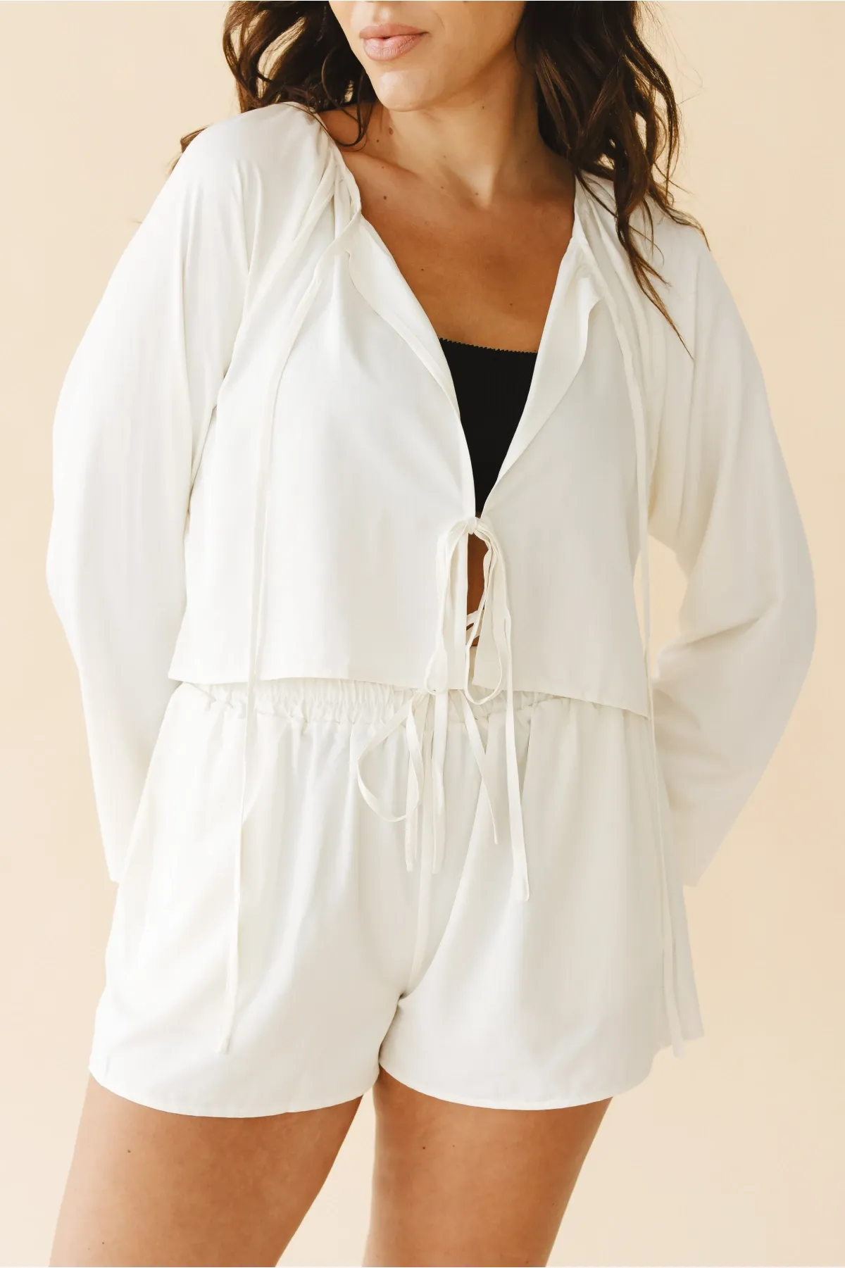 Jill Shorts in Cream sold by Tied Sunwear product image thumbnail 2