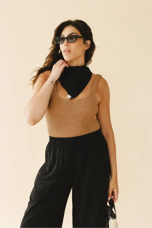 The Sunscarf in Black sold by Tied Sunwear