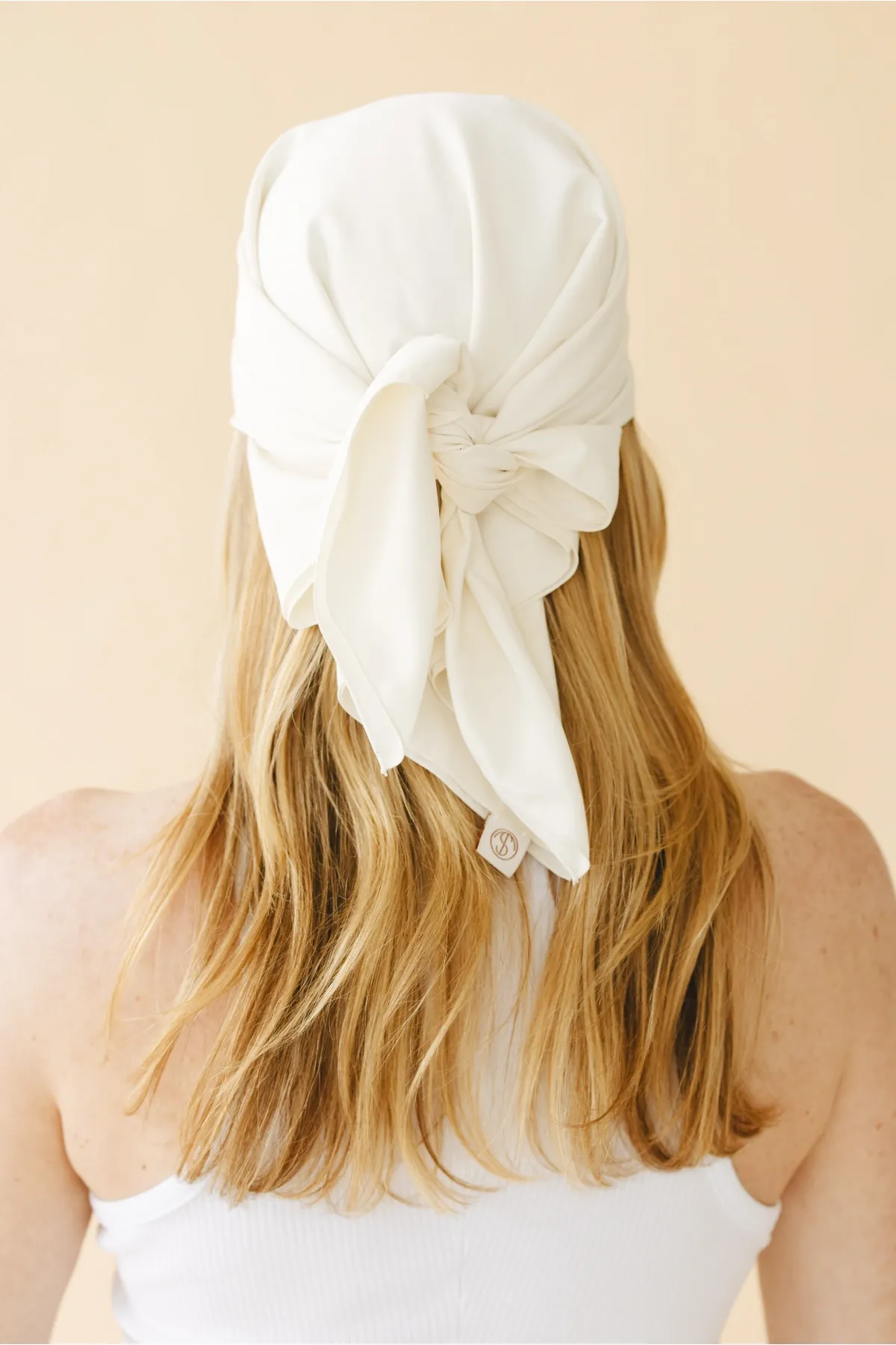 The Sunscarf in Cream sold by Tied Sunwear product image thumbnail 3