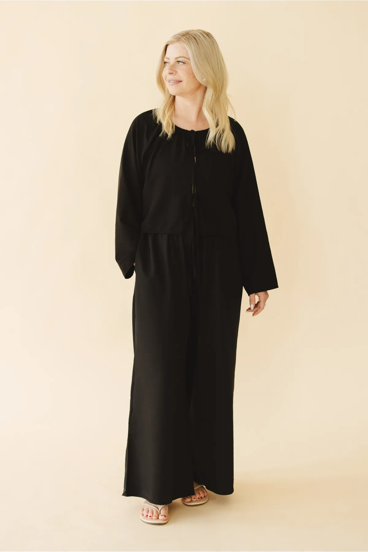 Georgie Front-Tie Top in Black sold by Tied Sunwear product image thumbnail 4