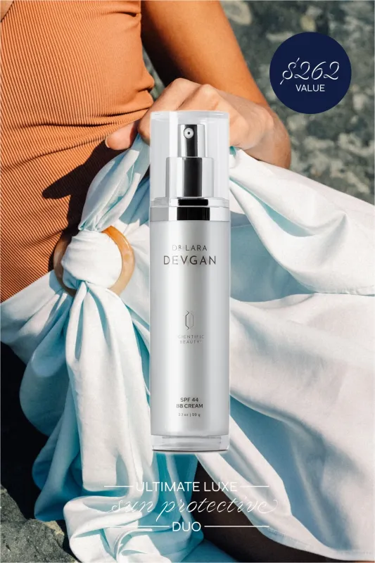 The Ultimate Luxe Sun Protective Duo with Blue Sunwrap sold by Tied Sunwear