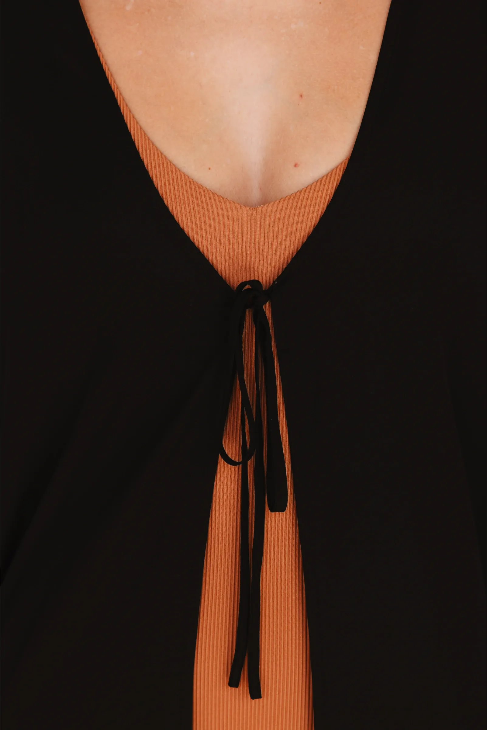 Lettie Front-Tie Top in Black sold by Tied Sunwear product image thumbnail 4