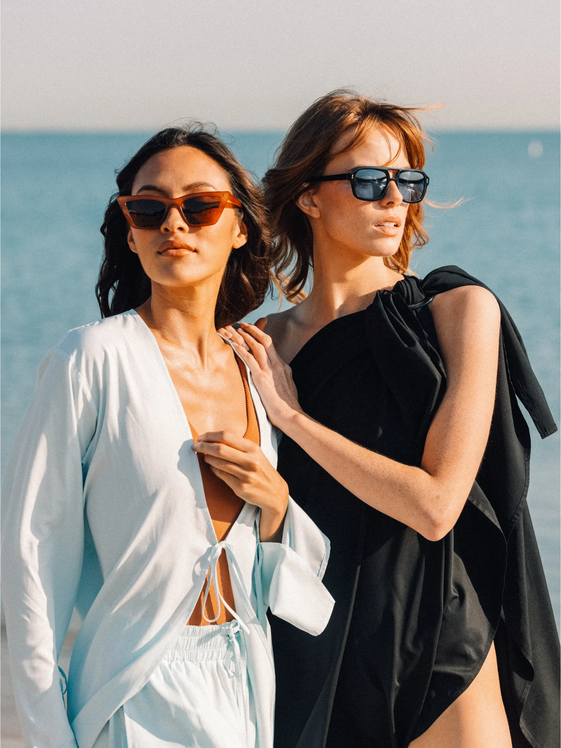 Lettie Front-Tie Top in Blue sold by Tied Sunwear product image thumbnail 3