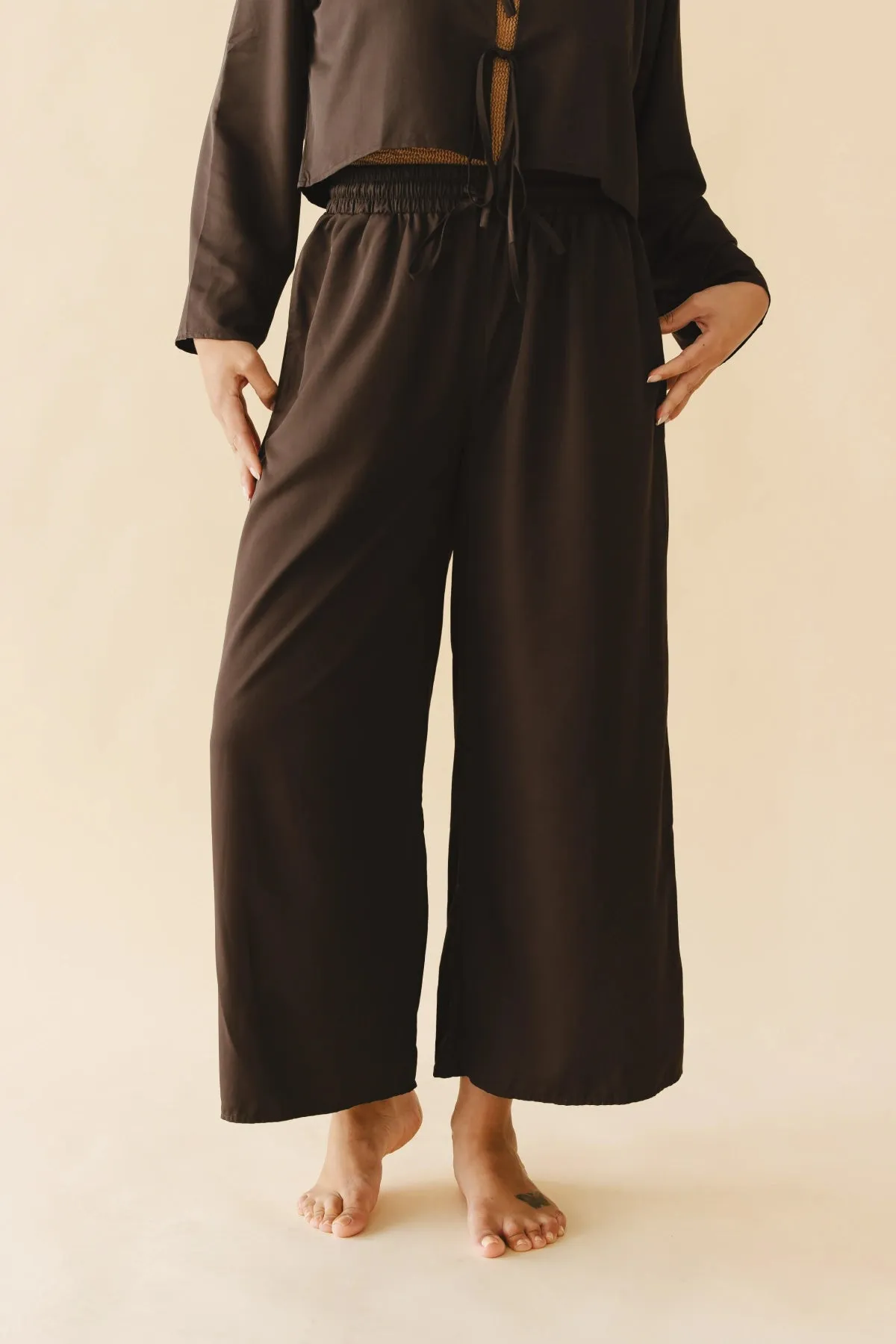 Karie Wide Leg Pants in Brown sold by Tied Sunwear product image thumbnail 3