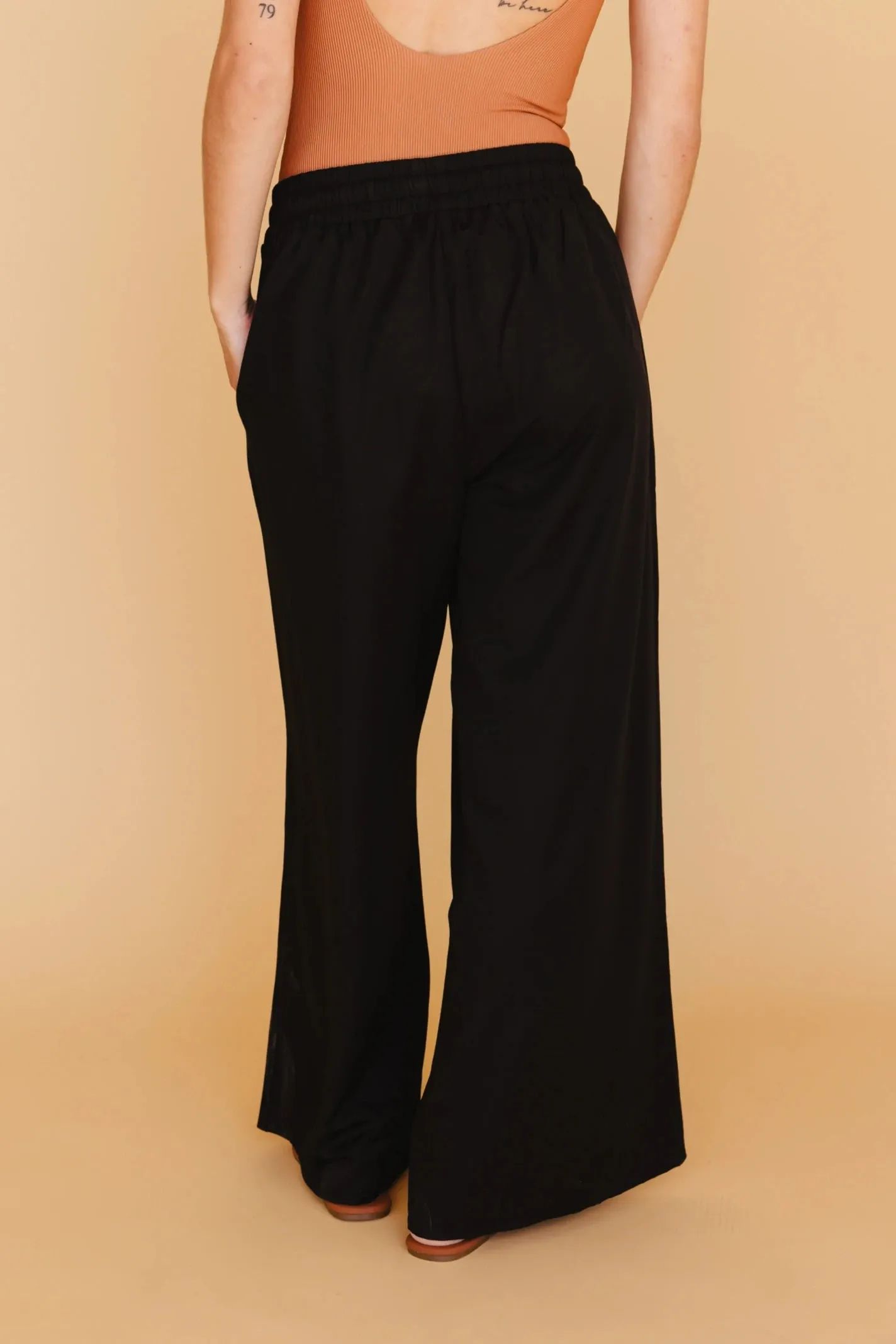 Karie Wide Leg Pants in Black sold by Tied Sunwear product image thumbnail 4