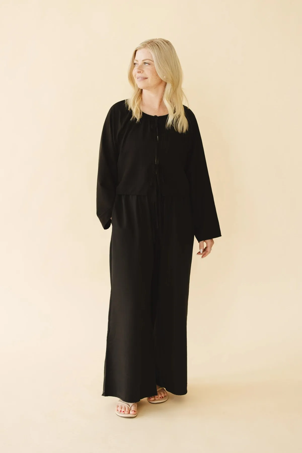 Karie Wide Leg Pants in Black sold by Tied Sunwear product image thumbnail 5