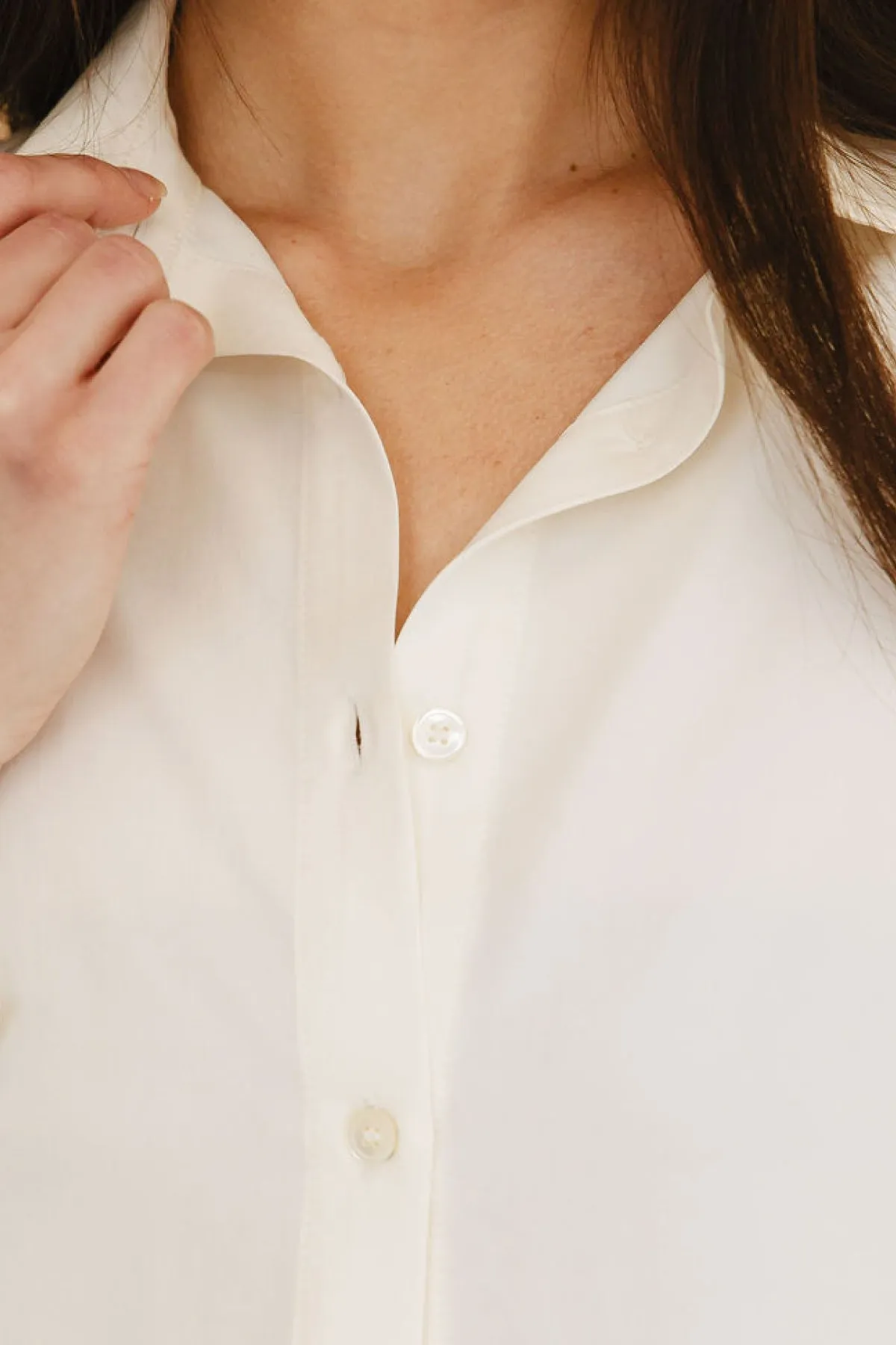 Cindy Button-Down Shirt in Cream sold by Tied Sunwear product image thumbnail 2