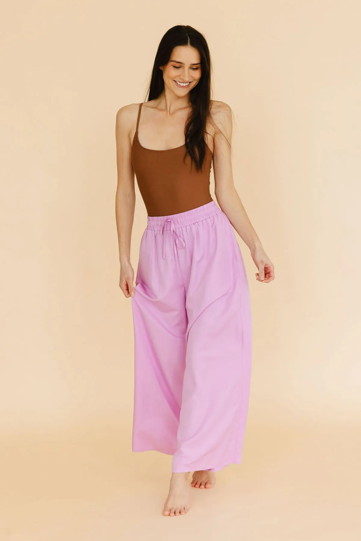 Karie Wide Leg Pants in Orchid sold by Tied Sunwear product image thumbnail 4