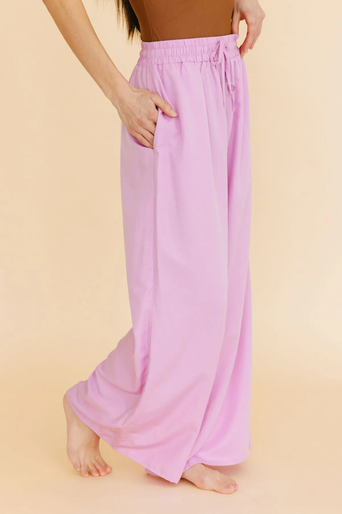 Karie Wide Leg Pants in Orchid sold by Tied Sunwear product image thumbnail 5
