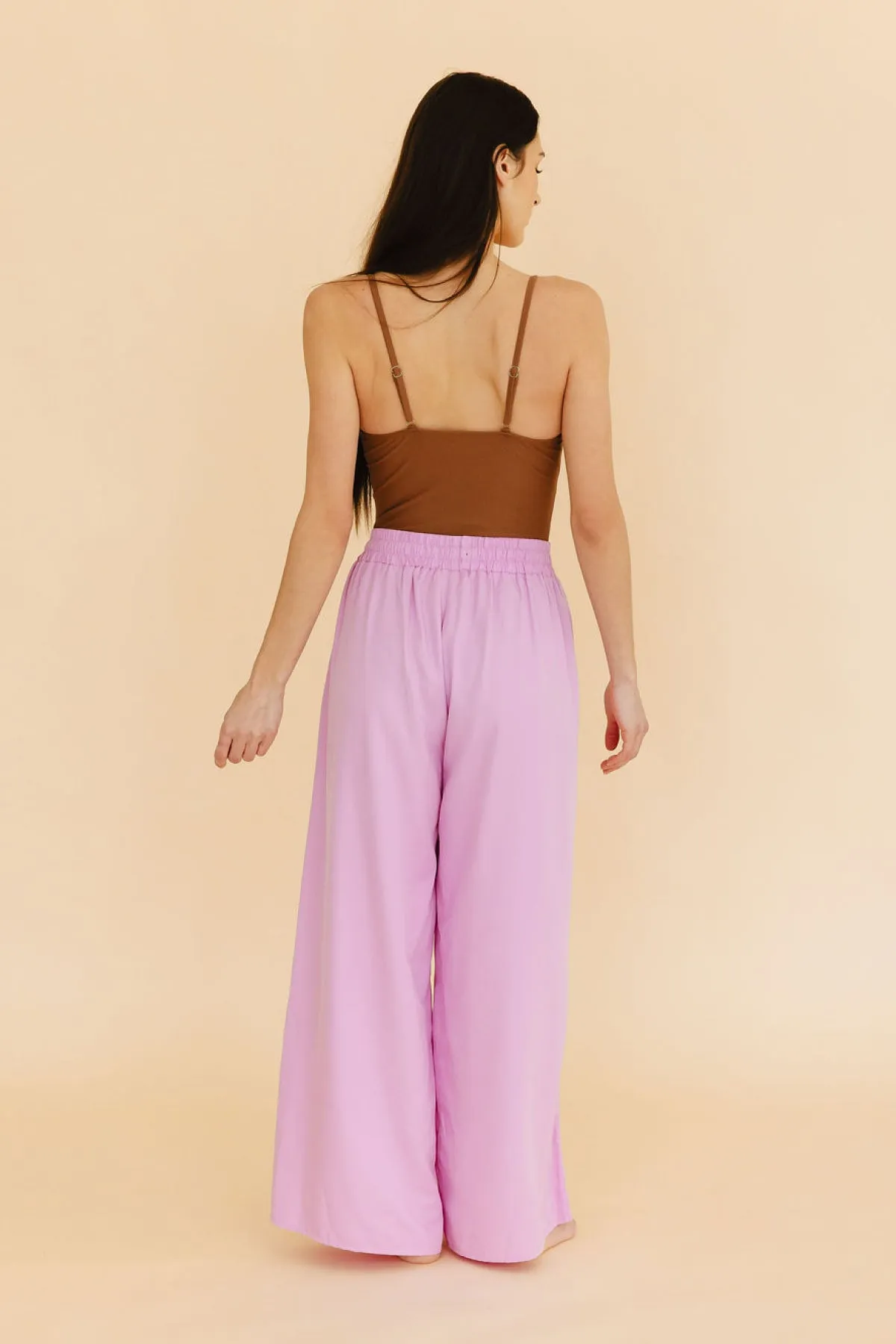 Karie Wide Leg Pants in Orchid sold by Tied Sunwear product image thumbnail 2