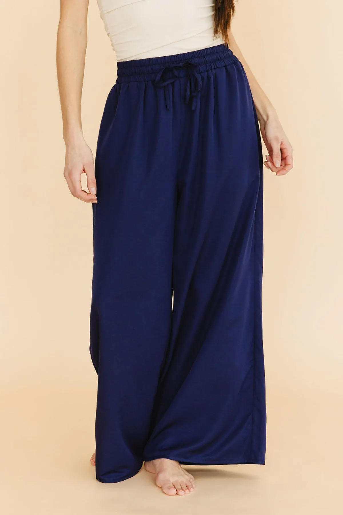 Karie Wide Leg Pants in Navy sold by Tied Sunwear product image thumbnail 3