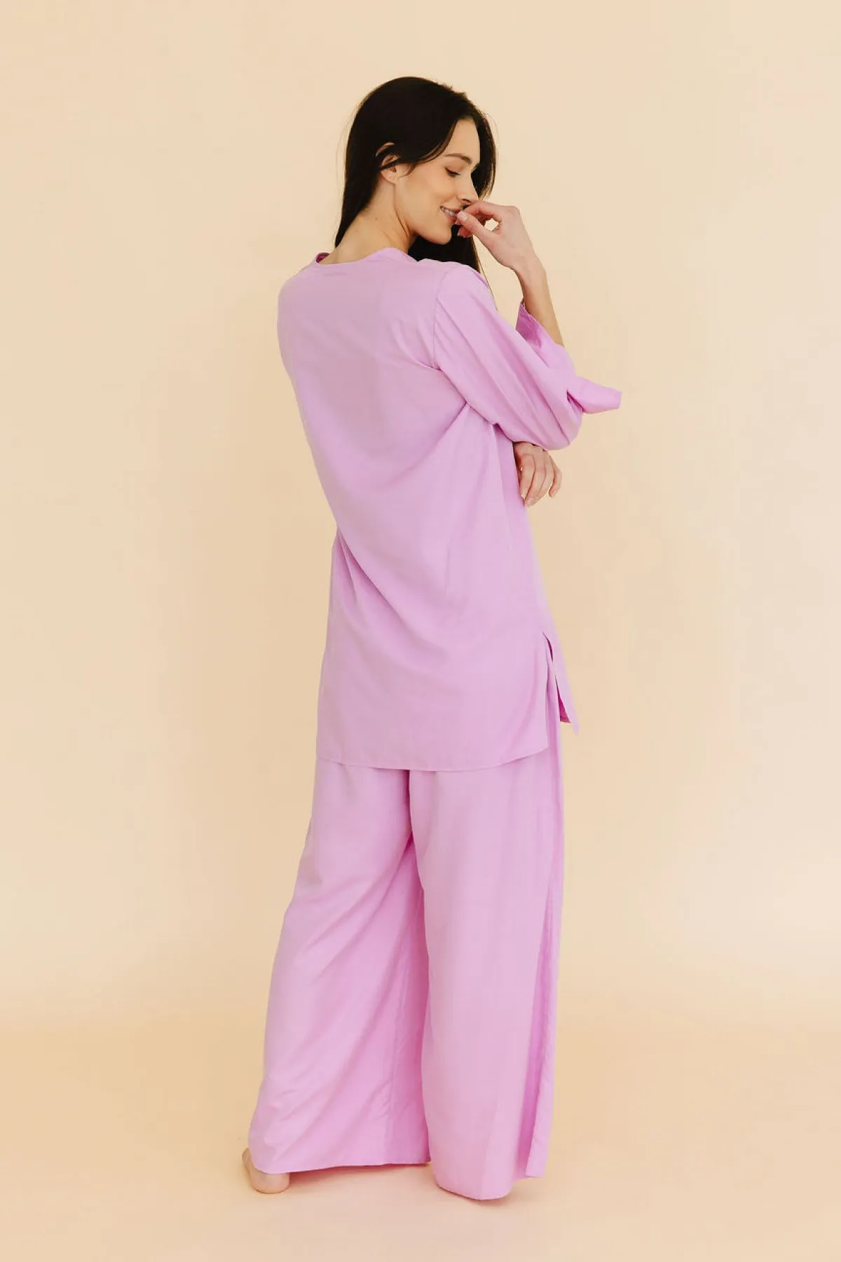 Lettie Front-Tie Top in Orchid sold by Tied Sunwear product image thumbnail 5