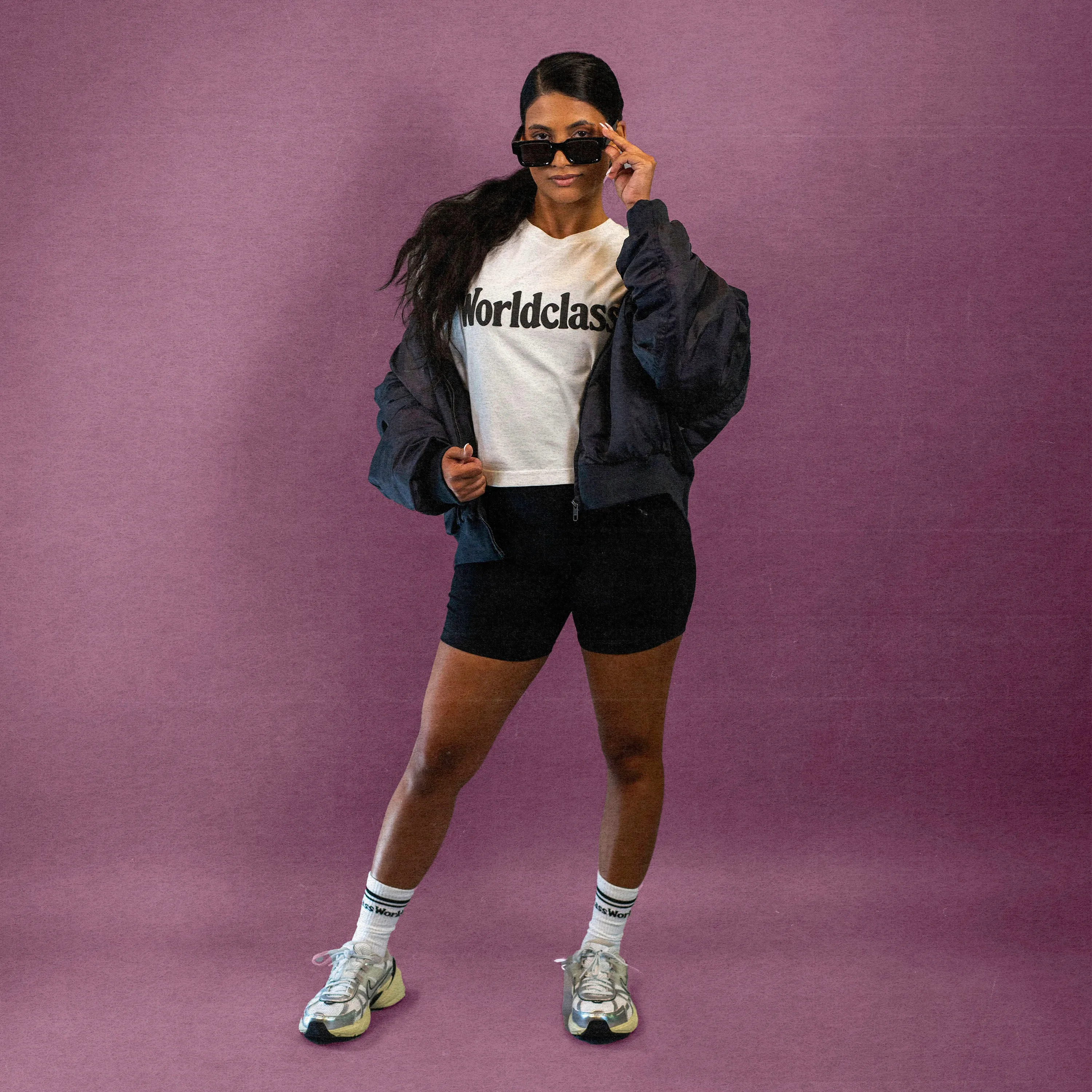 Signature Worldclass Cropped Tee sold by Worldclass Clothing product image thumbnail 3