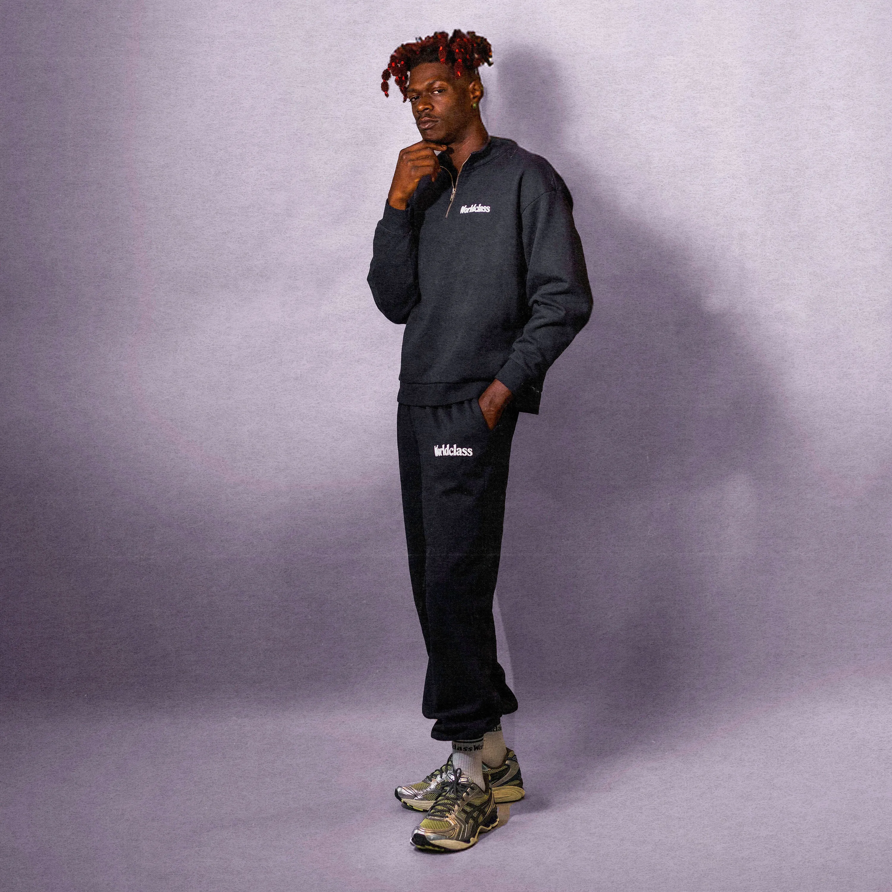 Signature Sweatpants in Black sold by Worldclass Clothing product image thumbnail 2