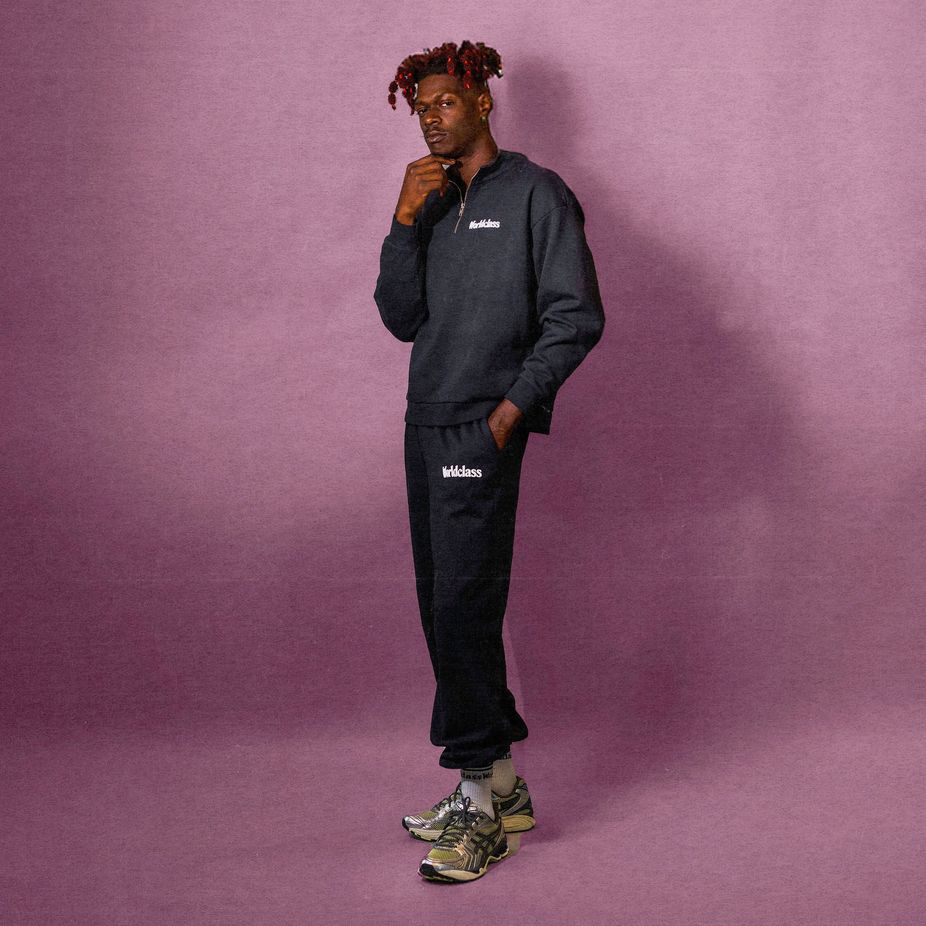 Signature Quarter Zip Sweatshirt sold by Worldclass Clothing product image thumbnail 3