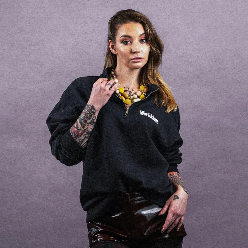 Signature Quarter Zip Sweatshirt sold by Worldclass Clothing