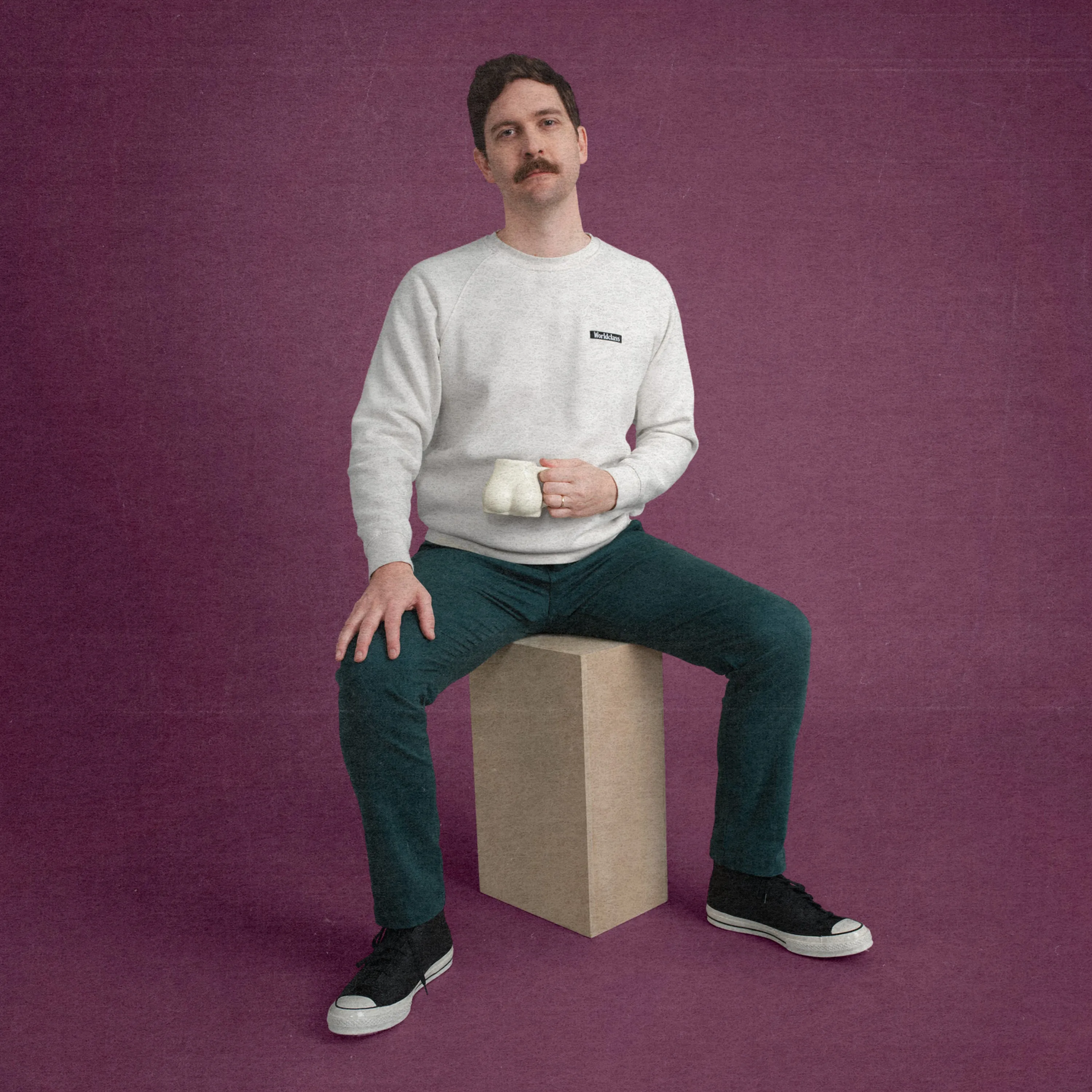 Patch Ecru Sweatshirt sold by Worldclass Clothing product image thumbnail 2
