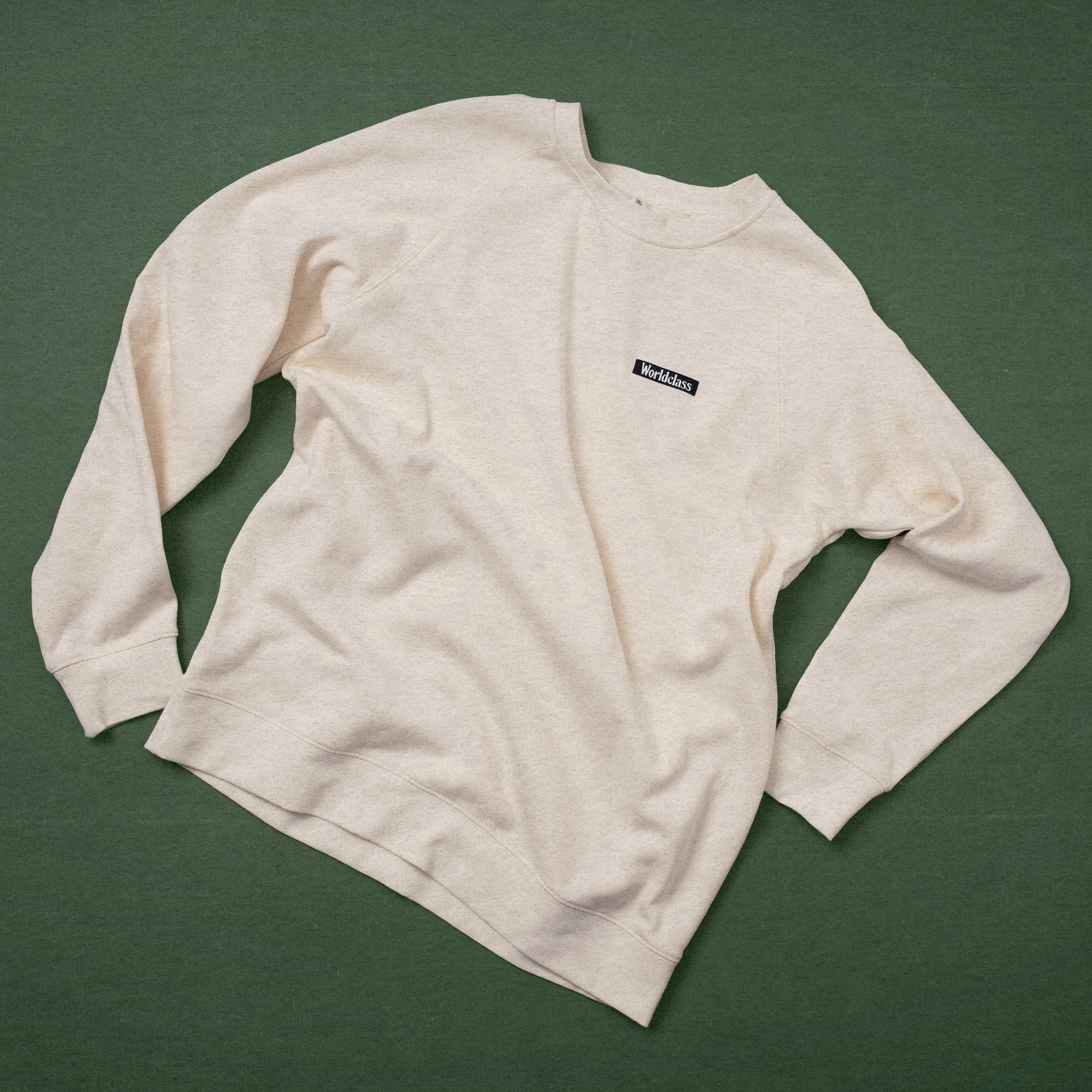 Patch Ecru Sweatshirt sold by Worldclass Clothing