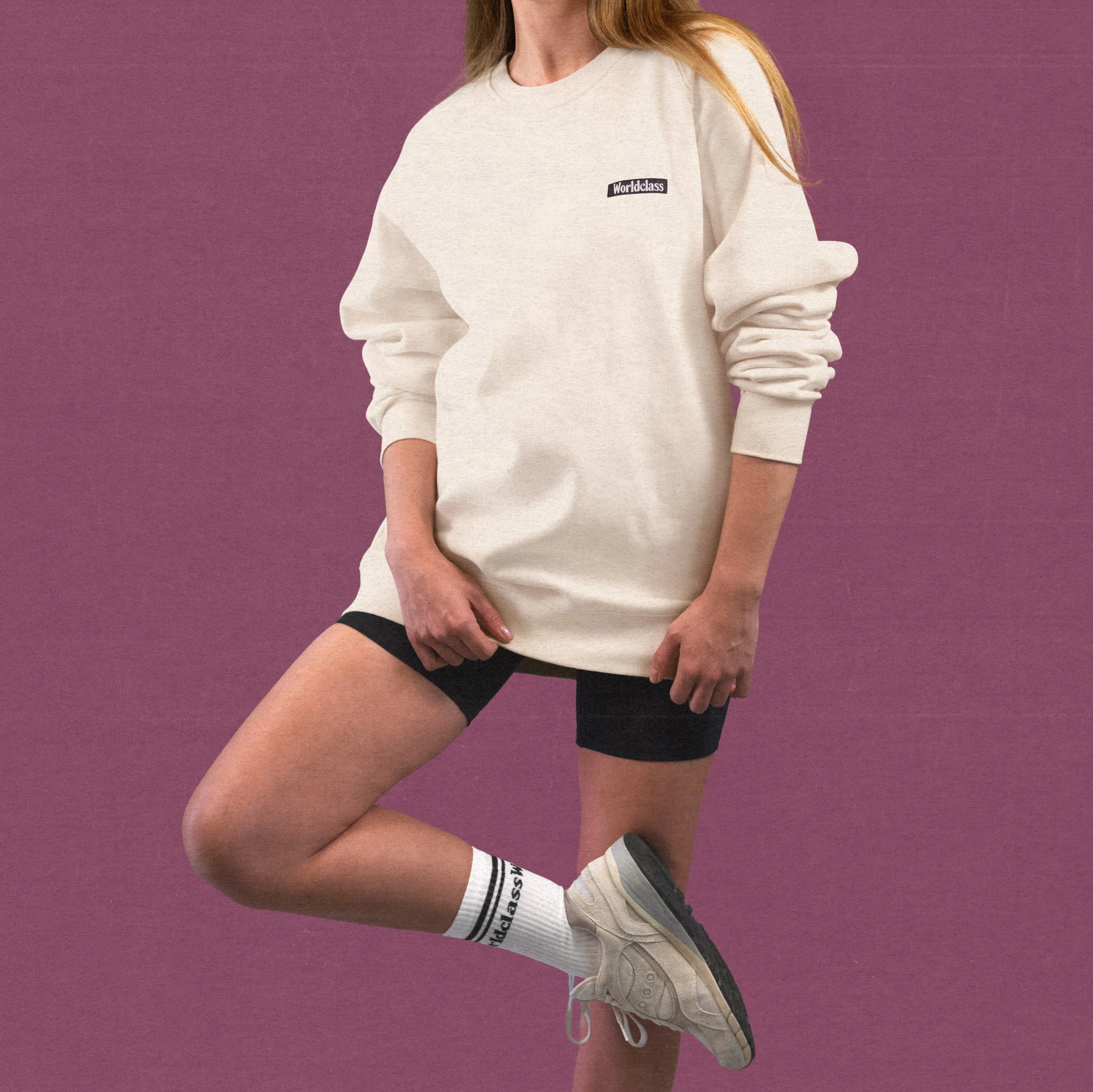 Patch Ecru Sweatshirt sold by Worldclass Clothing product image thumbnail 4
