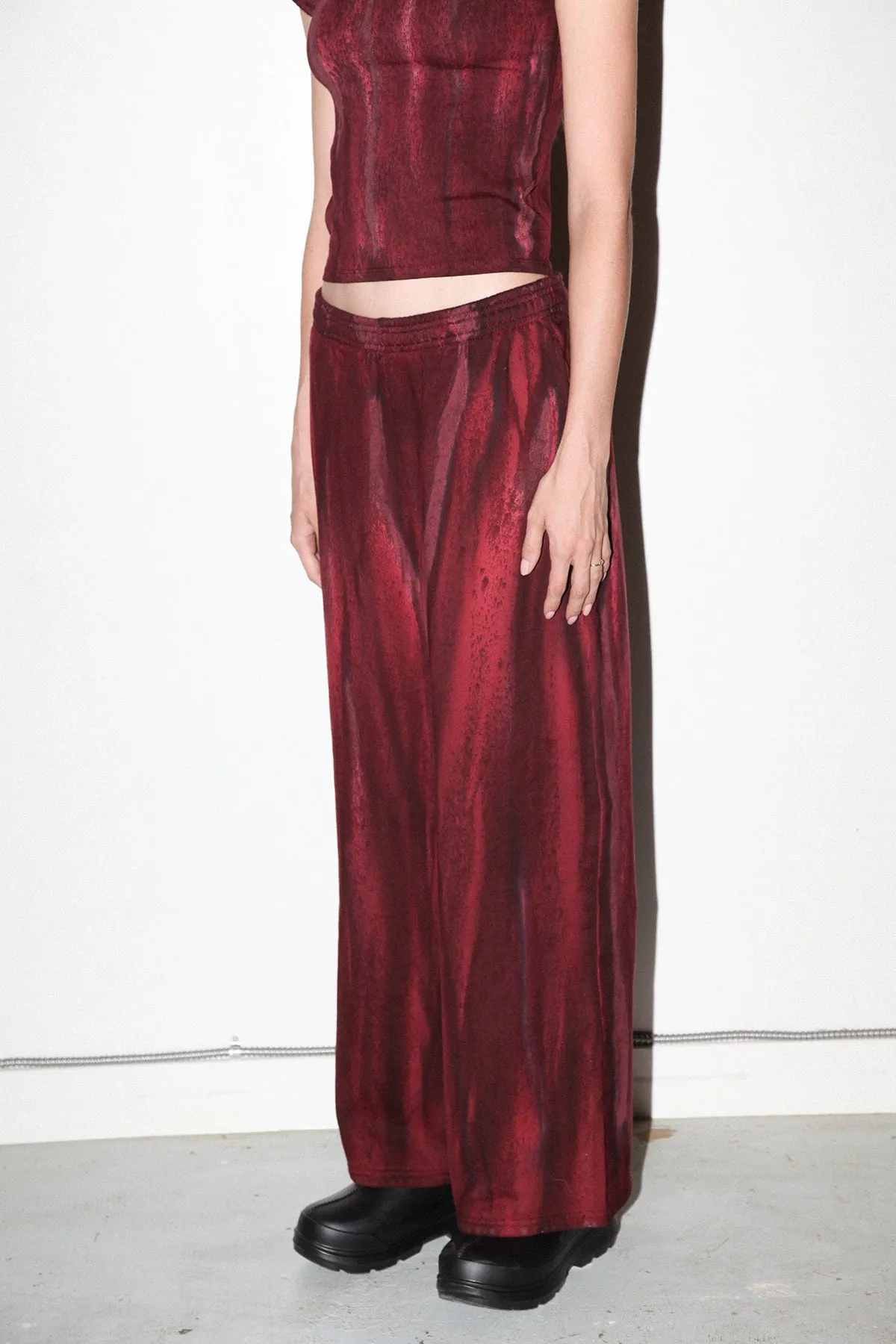 Mineral Dye Sweatpant in Wine sold by KkCo product image thumbnail 4